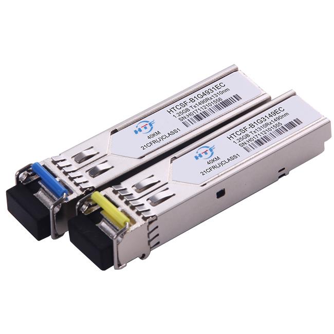 דו כיווני sfp lc multimode 1.25G SFP BIDI משדר אופטי